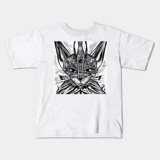 Ancient Cat Face Kids T-Shirt